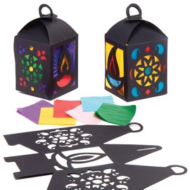 Baker Ross Diwali Lantern Craft Sets (Pack of 4) - Crafts for Children