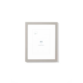 Opposite Wall - 8x10 in - Real Wood Grey Picture Frame - Lightweight, Versatile & Shatterproof - Wall Hanging & Tabletop Photo Frame - Office, Gallery & Home Decor