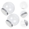 WOONEKY Unique Christmas Ball Set 4pcs Empty Snow Globes for