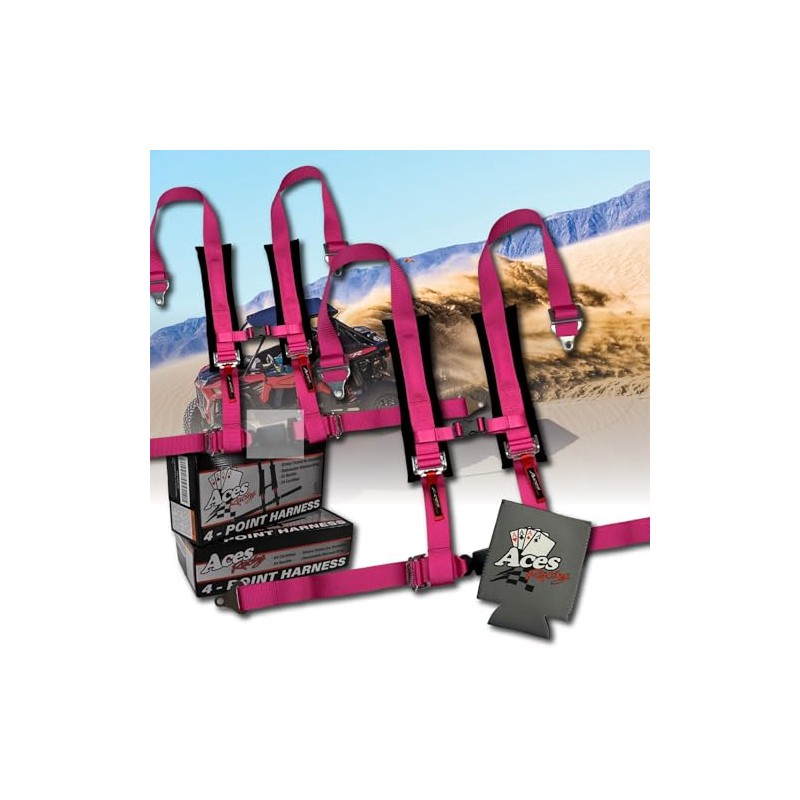 AAAA Aces Racing (Pair) 4 Point Harness with Ez Buckle