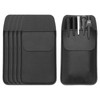PATIKIL 6 Pack Leather Pocket Protector, MultiPurpose Pen Pocket Protector