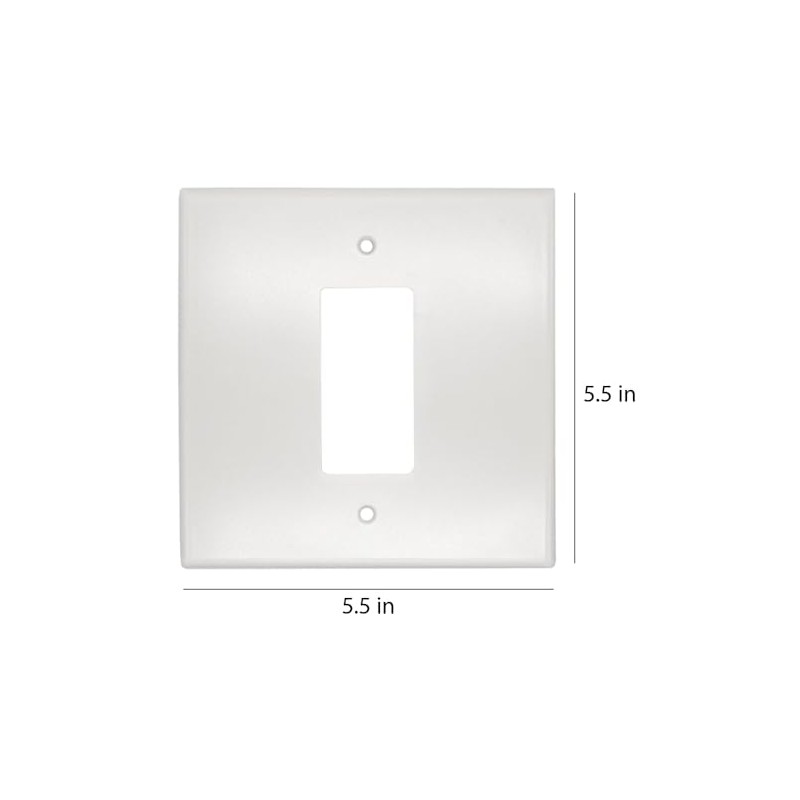 Blackett Jumbo Over Sized, 2 Gang Sized Wall Plate, 1