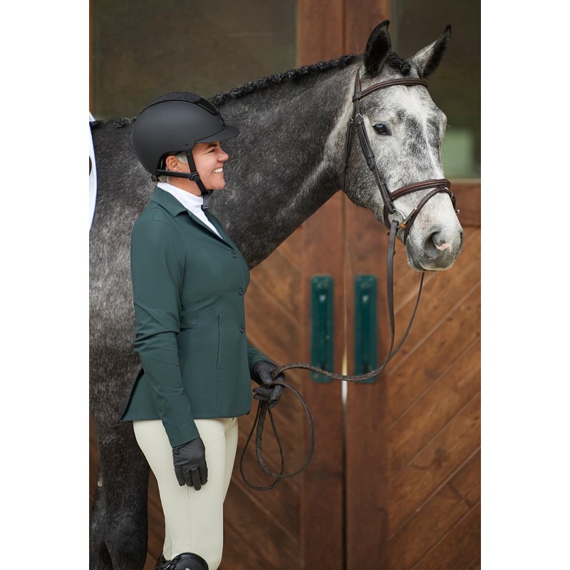 Kerrits Stretch Competitor Koat 3-Snap Hunter Green Size: M