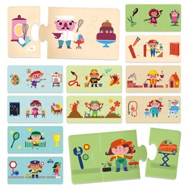HEADU | Trio Logic Game - match professions with the correct tools | Educational Games & Puzzles | Ages 3-6 years