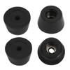sourcing map Pack of 4 Rubber Feet Bumper Buffer Feet
