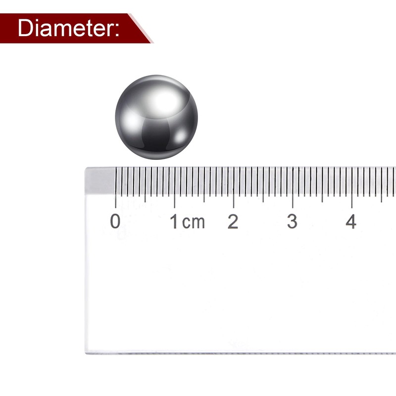 sourcing map 20pcs Precision Balls 14mm Diameter G25 Chrome Steel