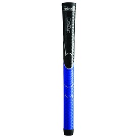 Winn Dri-Tac Midsize (+1/16 Inch) Black/Blue 13 Piece Golf Grip Bundle (