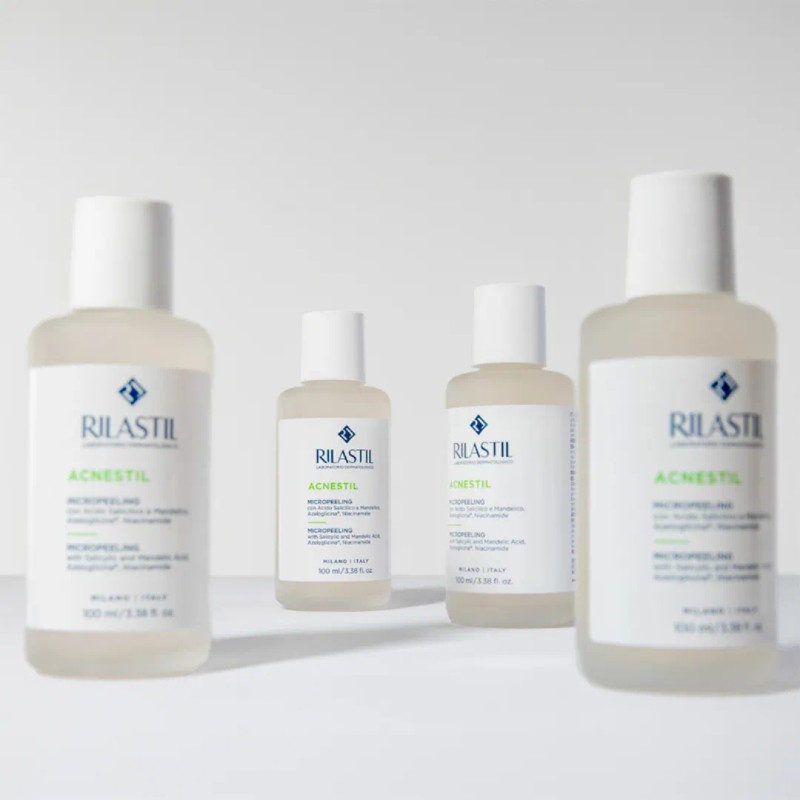 Tónico Exfoliante Rilastil Acnestil Piel Grasa con Ácido Salicílico 100ml