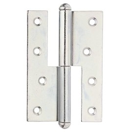 Lift-Off Hinge Left Yellow-Galvanised 120 x 88 mm / 1 Stk.