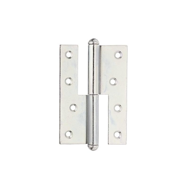 Lift-Off Hinge Left Yellow-Galvanised 120 x 88 mm / 1