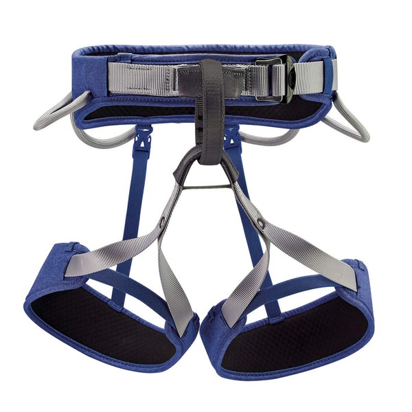 Petzl CORAX LT Unisex Harness - Comfortable, Durable, and Versatile Rock Climbing Harness - Blue - M