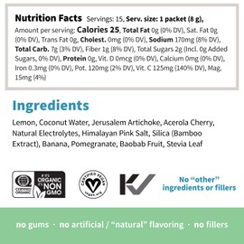 Sprout Living Colorfuel Organic Hydration Electrolytes Packets