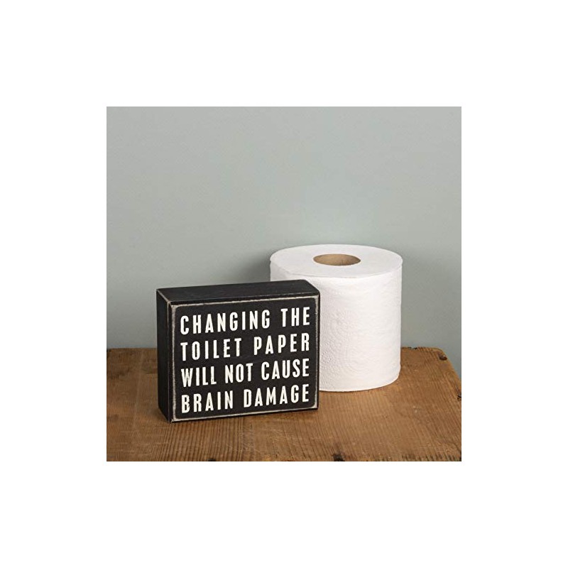 Primitives by Kathy 17387 Classic Box Sign, 5 x 4-Inches,