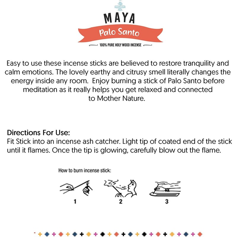 SOUL STICKS Maya Palo Santo Variety 4 Pack Incense Sticks