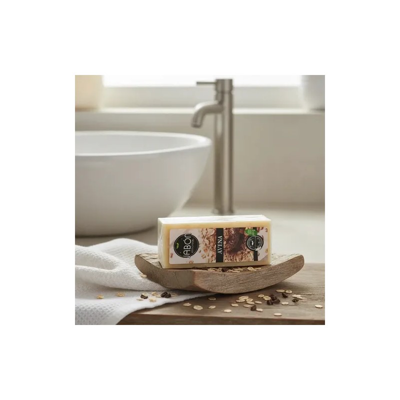 Jabón Artesanal De Avena Vegano Natural 100gr