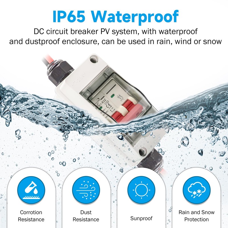 DC Isolator Switch PV System, Circuit Breaker PV DC, PV