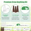 Hydroponics Seed Pod Kit 24 Grow Sponges, 24 Pod Labels,