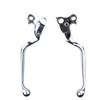 Vkinman Chrome Hand Levers Brake Lever + Clutch Lever Replacement