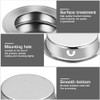 Pack of 6 Handle Shells Round Inlet Handle Concealed Round