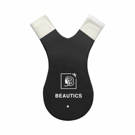 BEAUTICS Eyelash Y Comb lash Lift and Tint, Stainless Steel Brush Eyelash Extension Clean up Softly (BLACK)