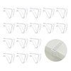 16PCS Table Cloth Clip For 20-35MM Tables, Clear Plastic Tablecloth