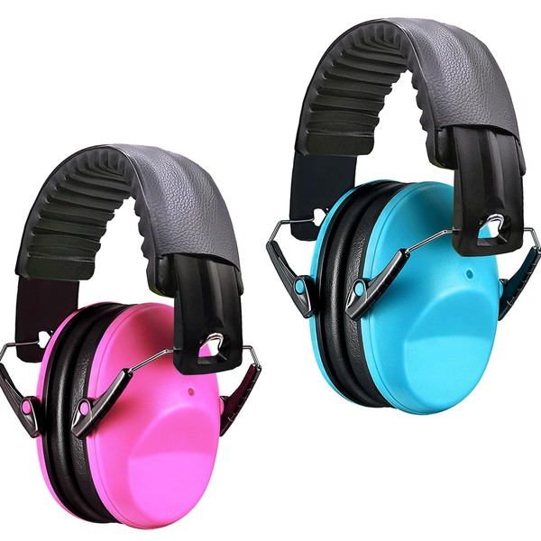 Floriogra Kids Noise Reduction Earmuffs Hearing Protection 𝟐 𝐏𝐚𝐜𝐤, 360