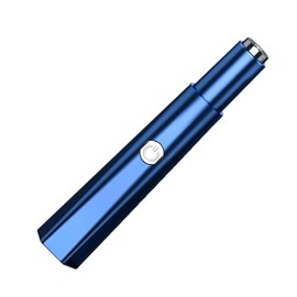 FRCOLOR 2-in-1 Nasal Hair Trimmer Beard Razor Set Mini Electric Facial Hair Remover for Men and Women Includes Nose Ear and Eyebrow Grooming Tool