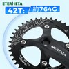 Etermeta Bicycle Crank Set BCD104mm Angular Taper 170 mm Aluminum