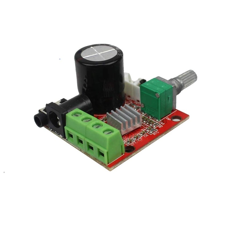 5pcs PAM8610 12V Mini Hi-Fi Audio Stereo Amplifier 2 x