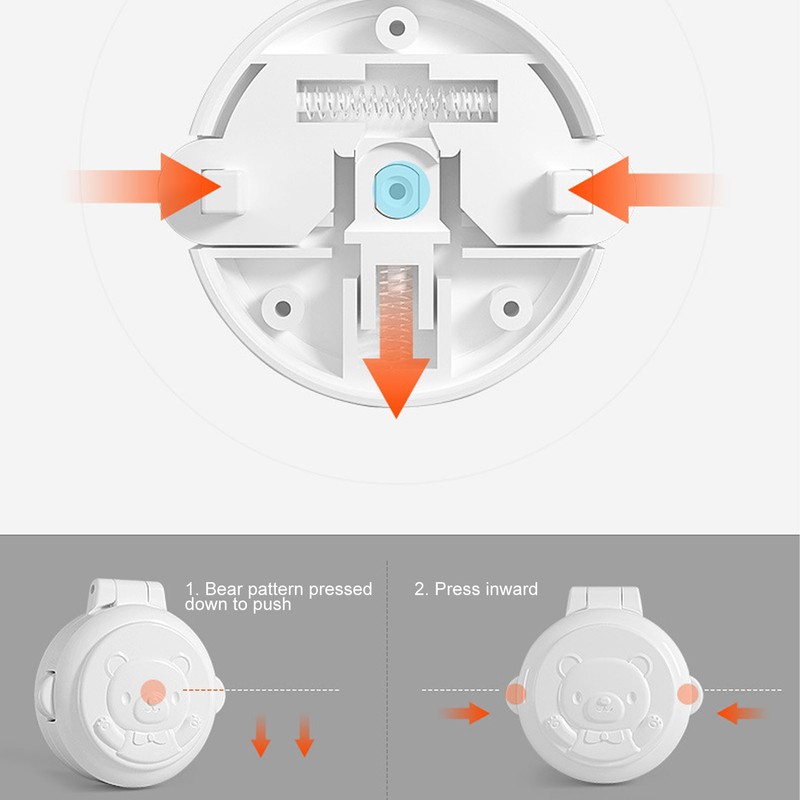 10PCS Children Button Security Lock Baby Toddler Button Safety Lock