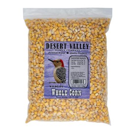 Premium Whole Corn - Wild Bird - Wildlife Food, Squirrels, Deer & More (3-Pounds)