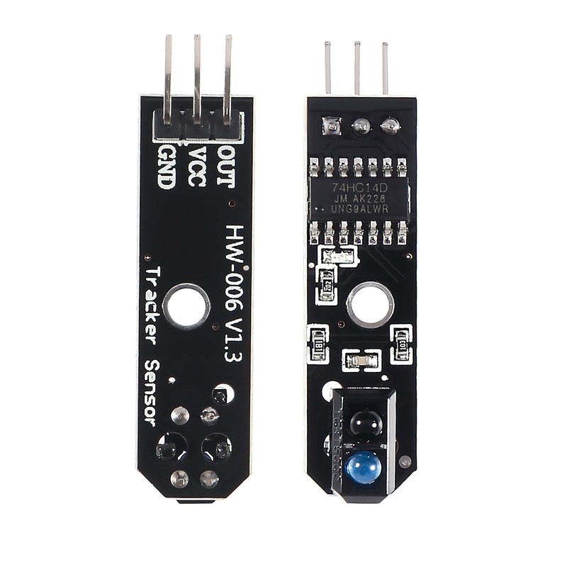 JUZITAO 12PCS TCRT5000 IR Sensor 5V 1 Way Line Tracking