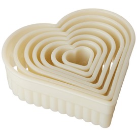 Mercer Culinary 7-Piece Heart Fluted Nylon Cutter Set