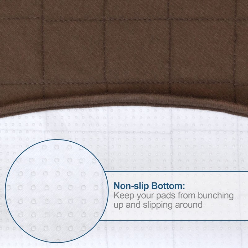 Washable Pee Pads for Dogs 2 Pack, Waterproof Round 48"