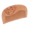 Healvian Wooden Hair Comb for Women Static Fine Tooth Detangling
