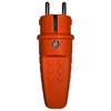 Rubber Plug 230 V, 16 A, IP44, Waterproof Plug, Shatterproof