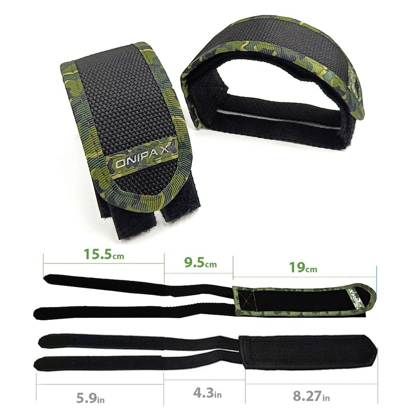 ONIPAX Outdoor Bike Pedal Straps Toe Clips Straps Tape 2