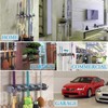 HYRIXDIRECT Wall Mount Broom Mop Holder Hanger Garden Tool Organizers