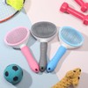 Self-Cleaning Slicker Brush Comb,Self-cleaning Slicker Brush Clean Pet Brush,Pet Grooming