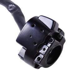 Szmsmy Black 1 Inch Handlebar Horn Turn Signal Lamp Control Switch for Harley Motorcycles