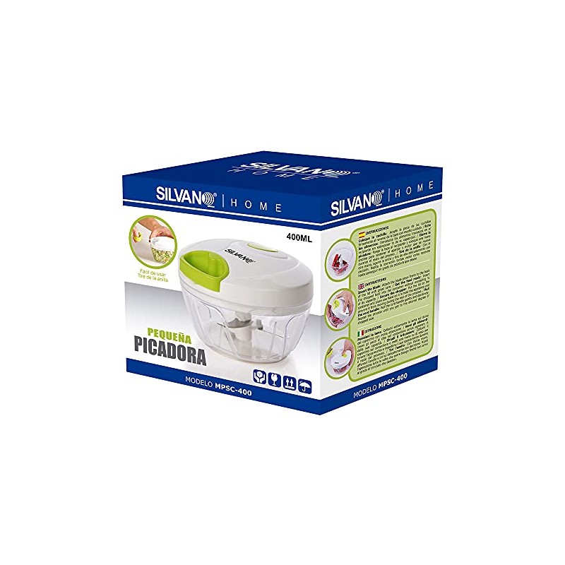 SILVANO MPSC-400 Manual Chopper, Stainless Steel