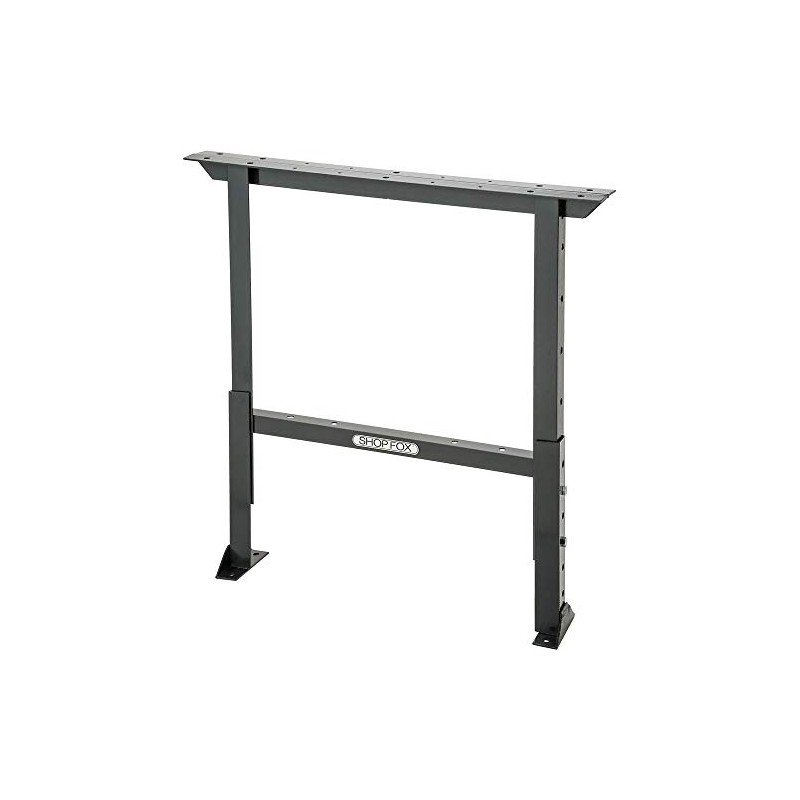 Shop Fox D2660 34-Inch Deep Workbench Leg,Grey,black
