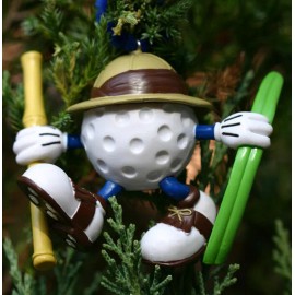 Be The Ball Character Lost Golf Ball Christmas Tree Orament