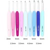 KnitPro Waves Deluxe Set 5.25 inch Crochet Hooks Size 2.0,
