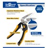 LABEAR-8.5" Heavy Duty Scissors, Carpet Cutter, Industrial Scissors, Multipurpose, Scissors