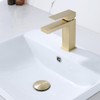 RANDOM Brushed Gold Sink Drain Stopper Without Overflow Bathroom Pop