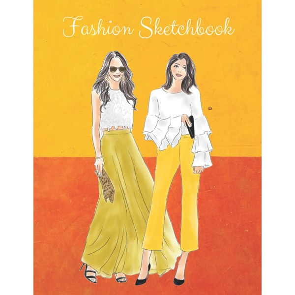 Fashion Sketchbook: The Book for Sketching Your Artistic Fashion Design