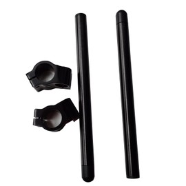 41mm Clip ons Handlebar Fit for Fork Tube 41mm cafe Racer Motorcycle handlebars 7/8", 41 mm Clip on Assembly CNC Black Bars