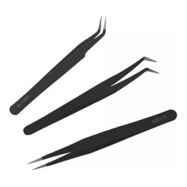 May Pinzas Para Extensiones De Pestañas Curva Recta Volumen May