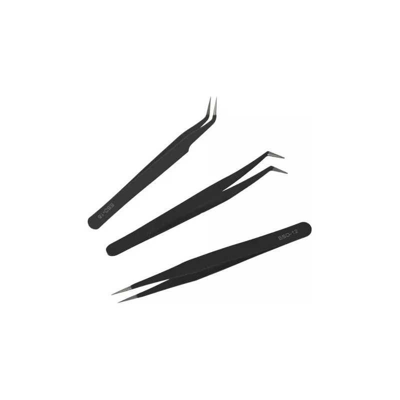 May Pinzas Para Extensiones De Pestañas Curva Recta Volumen May